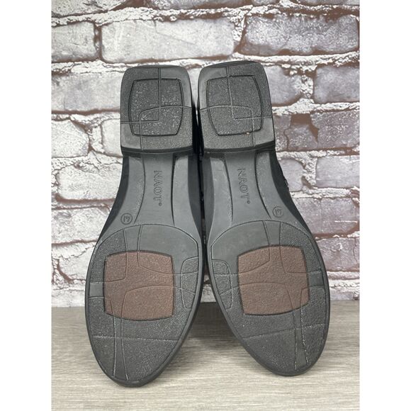 NAOT Helm Black Leather Suede Ankle Boots Zip Booties Women’s Sz 41EU/10.5M US - Picture 7 of 16